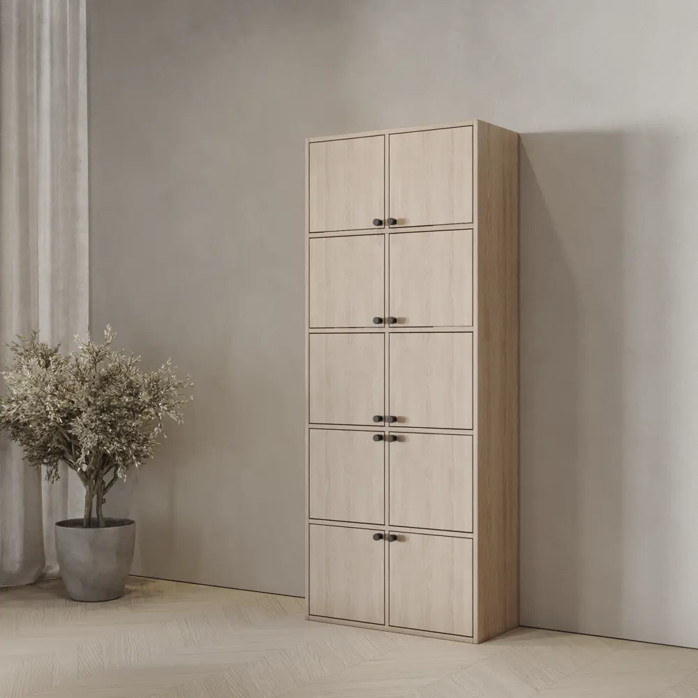 Стеллаж KONSENSA Руан 10 секций 70x173x31.7 см ЛДСП цвет дуб комано STLM-2176079 - Вид №8