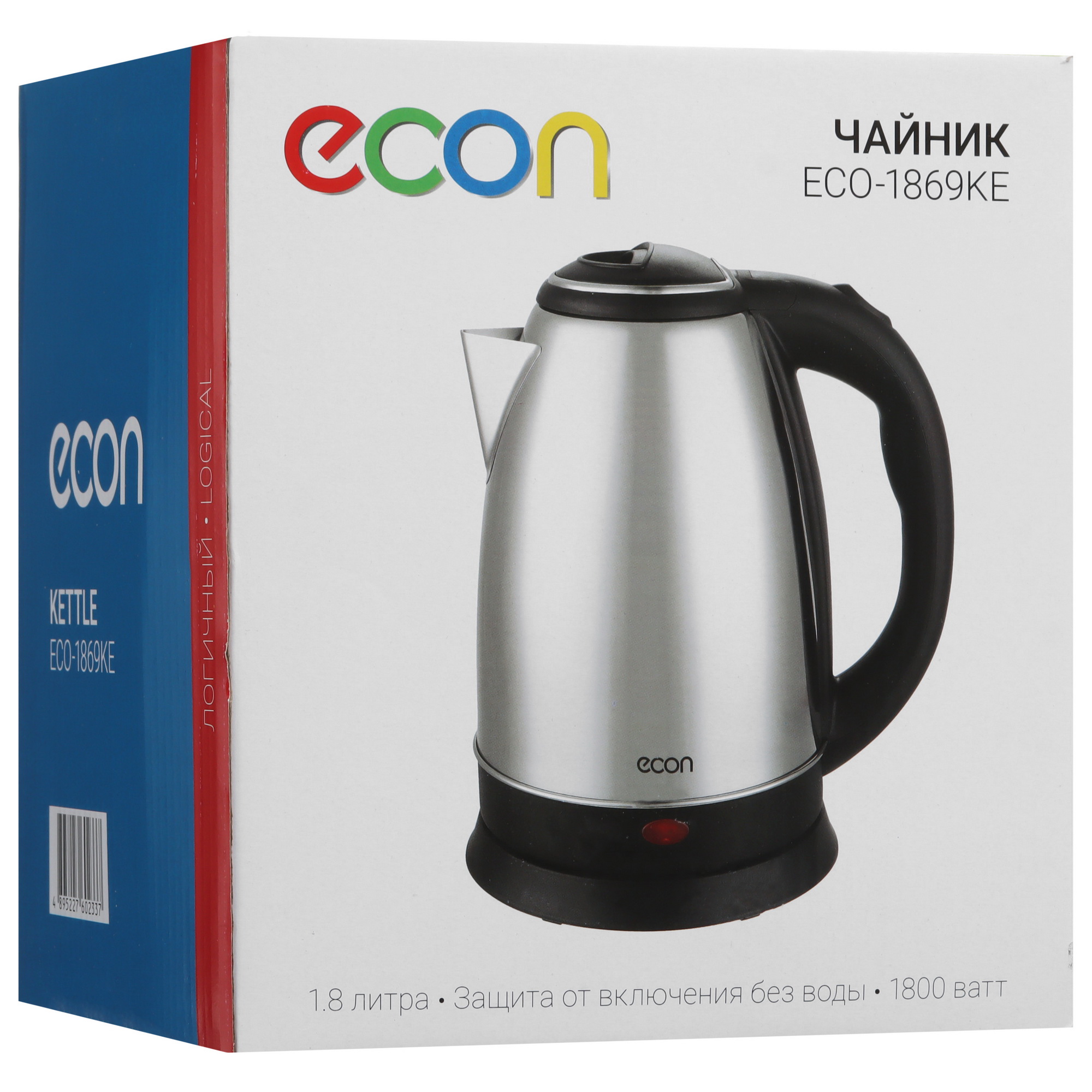 8160831 Электрочайник Еcon ECO-1869KE серебристый ECON STDN-0083402 - Вид №7