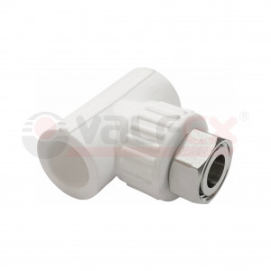 10140132Г Valfex Тройник комбинированный с накидной гайкой