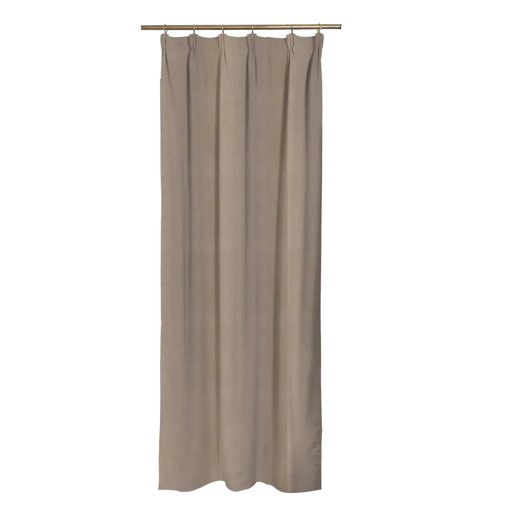 Штора на ленте Rosari 160x280 см цвет бежевый 83406979 STLM-2011075 INSPIRE 