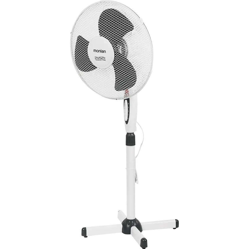 Вентилятор напольный Monlan MF-50SWG 50 Вт 52 см цвет бело-серый STLM-2004165