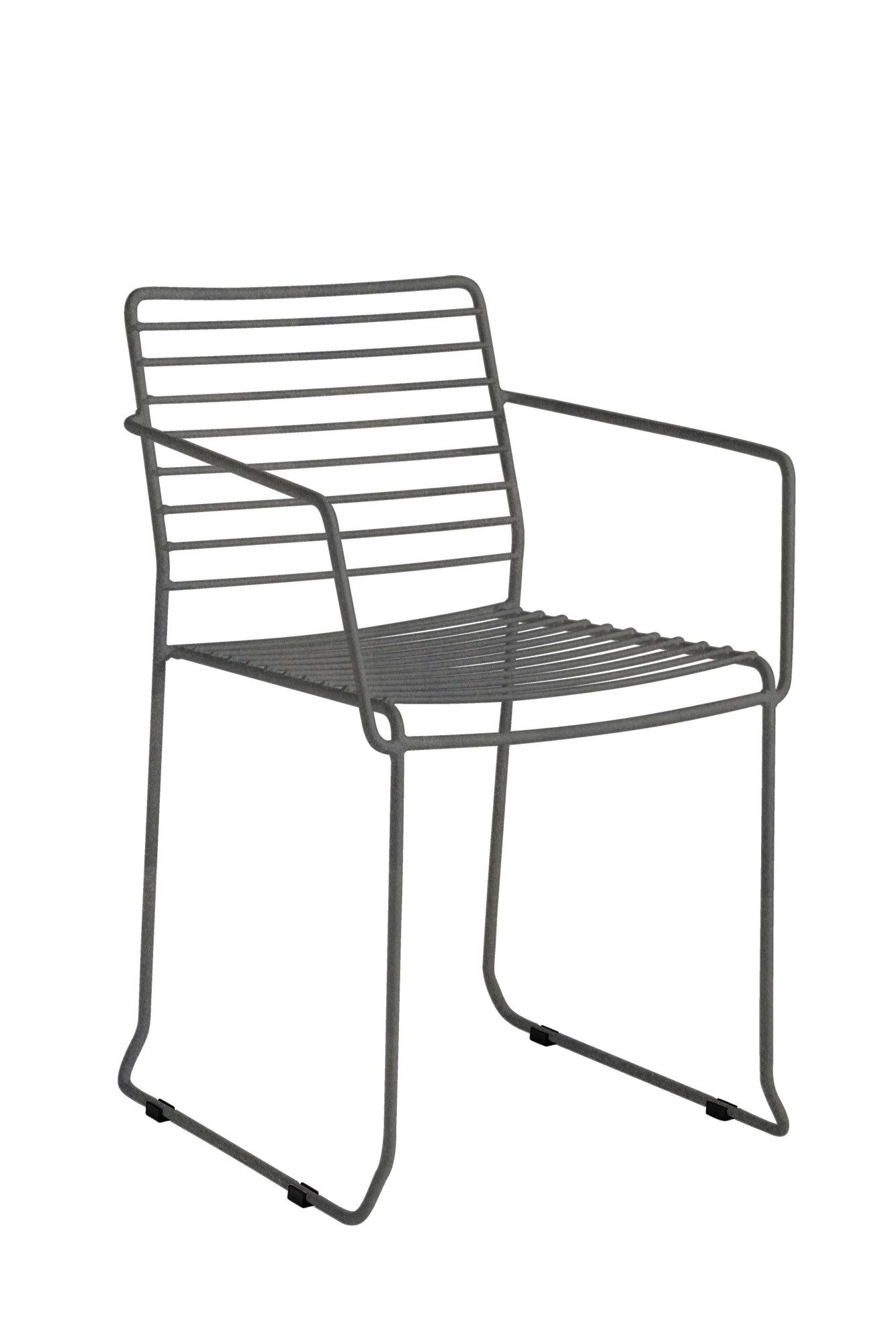 Стул для сада из оцинкованной стали с подлокотниками iSimar ARCH-00127946 - Вид №10