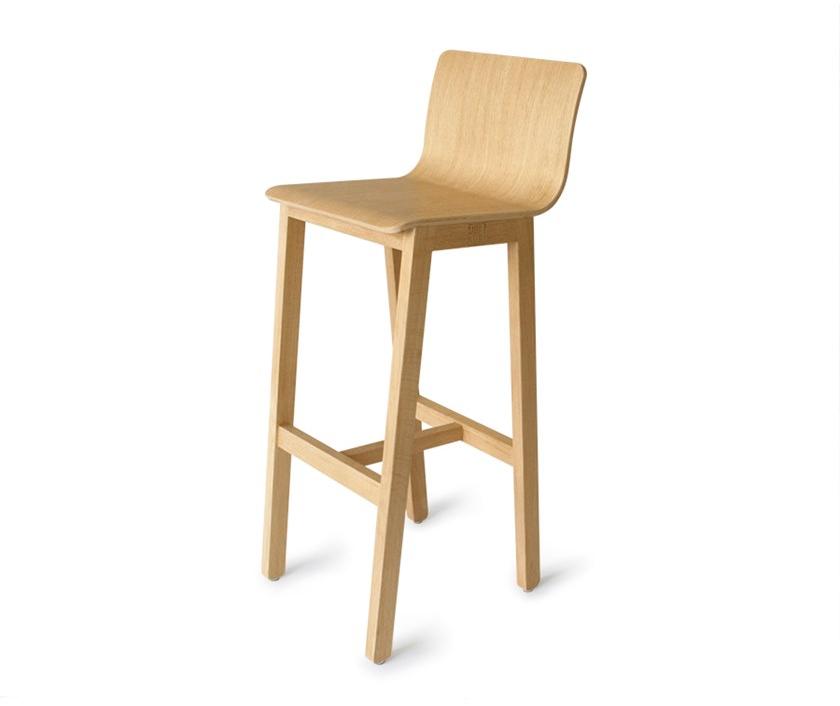 Askia Высокий табурет из дуба с подставкой для ног Version 3 1.c07.ok - Вид №3