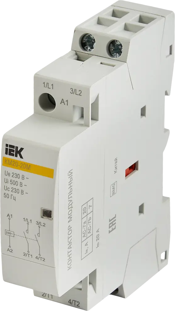 Контактор IEK КМ20-20М для автоматизации силовых цепей 87762191