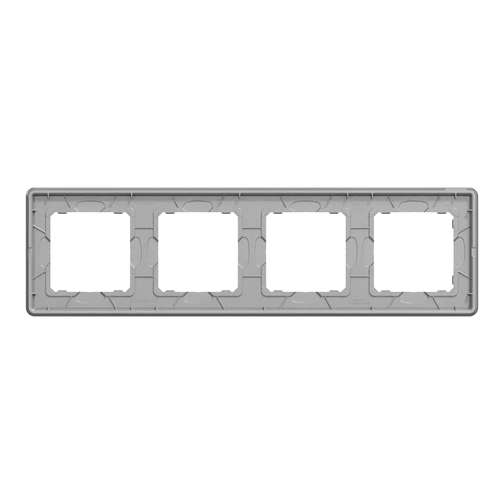 Рамка для розеток и выключателей Systeme Electric Sedna Design 4 поста, цвет чёрное стекло STLM-2103917 - Вид №2