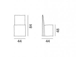 Gervasoni Ресторанный стул со съемной крышкой Ghost sun-id-1400968 - Вид №15