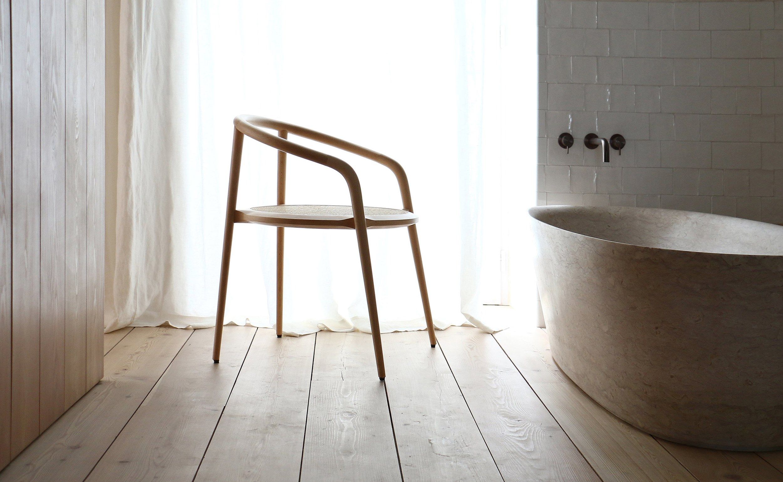 Стул из бука с подлокотниками Branca Lisboa ARANHA ARCH-00062003 - Вид №12