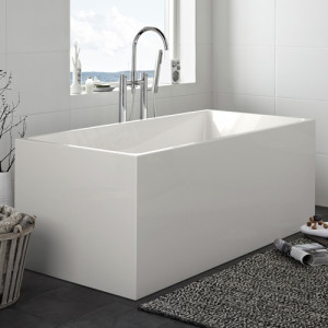 1443093 Ванна Sun Square 1600 Белая Hafa  Белый