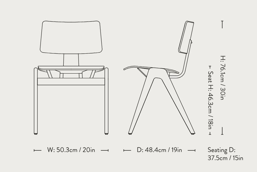 Деревянный стул &Tradition Daystack ARCH-00003871 - Вид №3