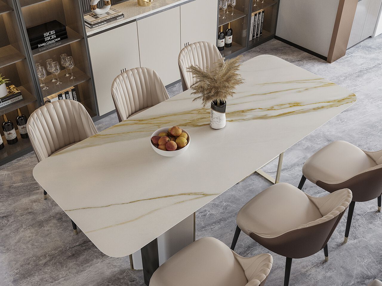 Мебель из керамогранита GANI MARBLE TILES Piano di lavoro ARCH-00141260 - Вид №2