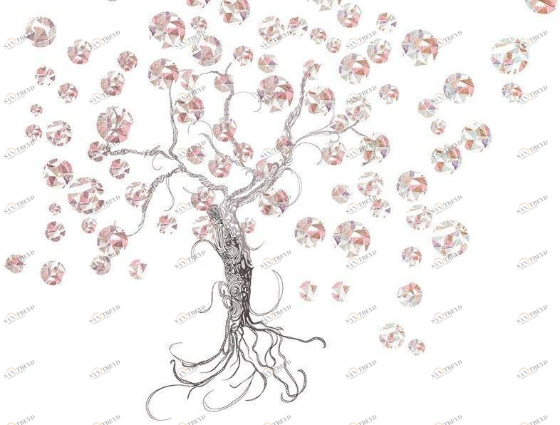 Wall&decò Обои с цветочными мотивами Contemporary wallpaper 2012 sun-id-1392119