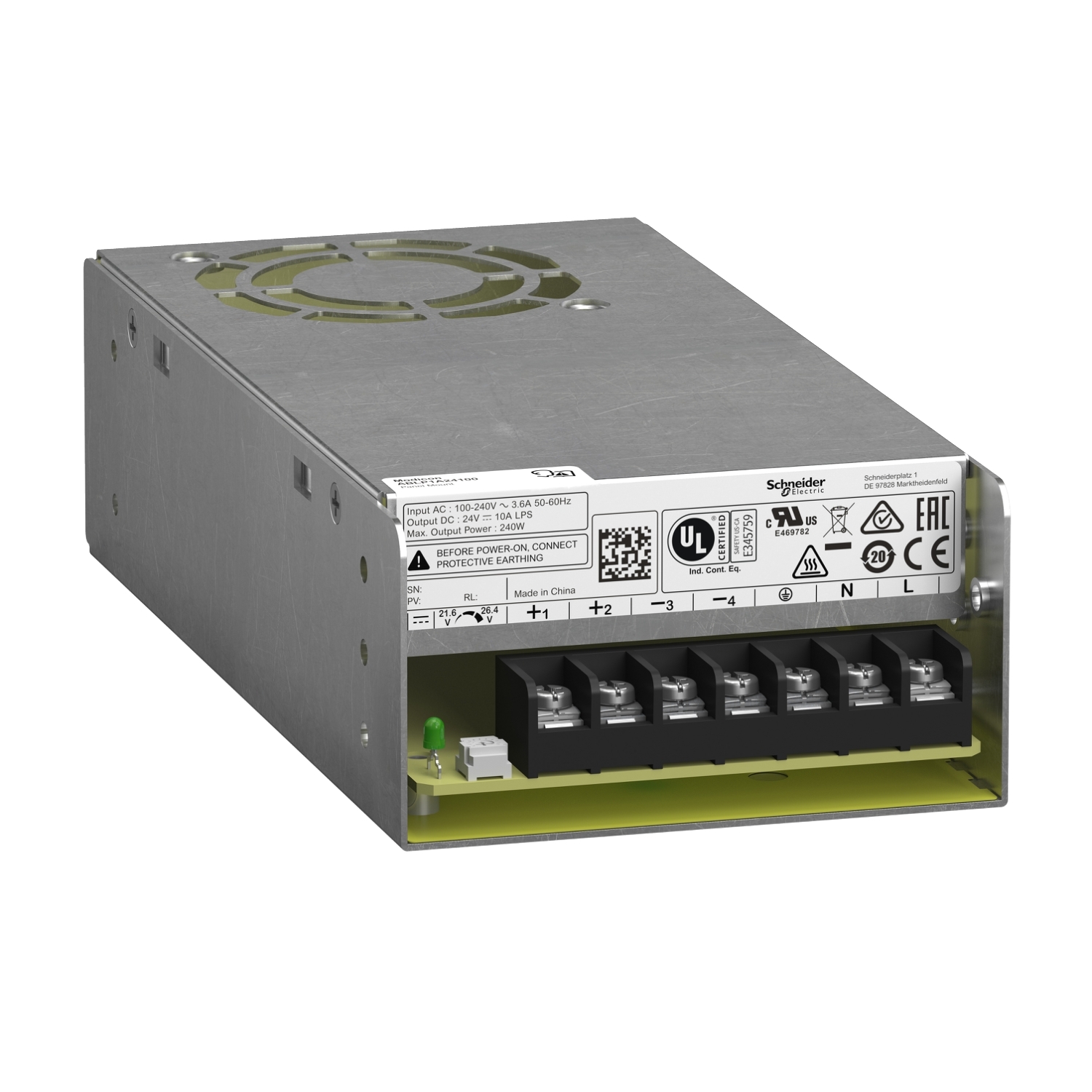 ABLP1A24100 ABL MODICON панельный блок питания 24В, 240Вт Schneider Electric 