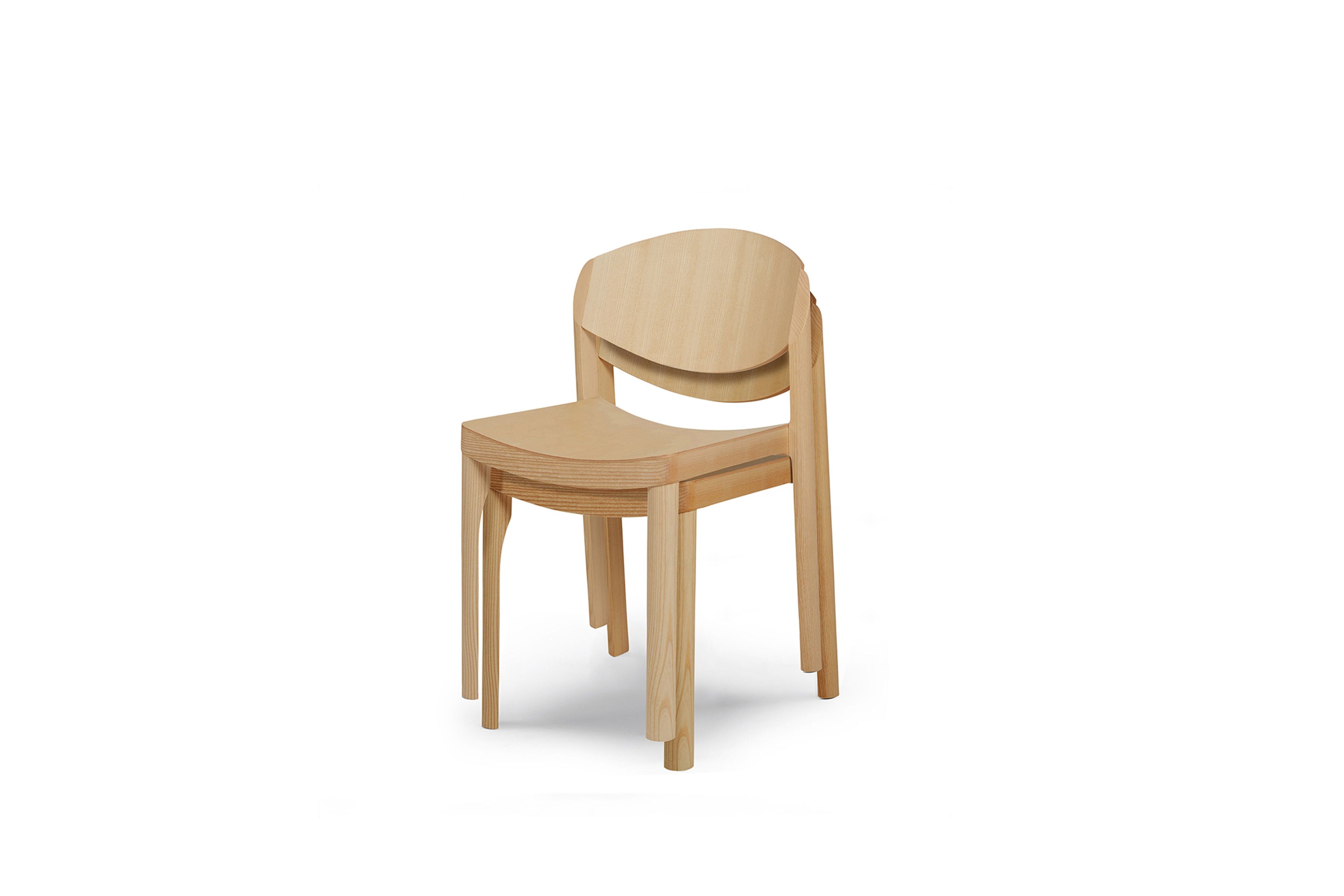 Деревянный штабелируемый стул Established&Sons MAURO CHAIR ARCH-00087828 - Вид №4