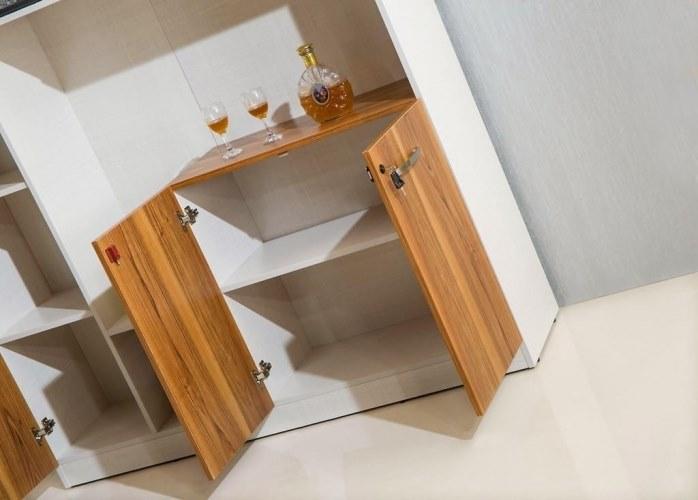 Arrediorg.it® Высокий деревянный офисный блок с распашными дверями Evolutio C408  - Вид №4