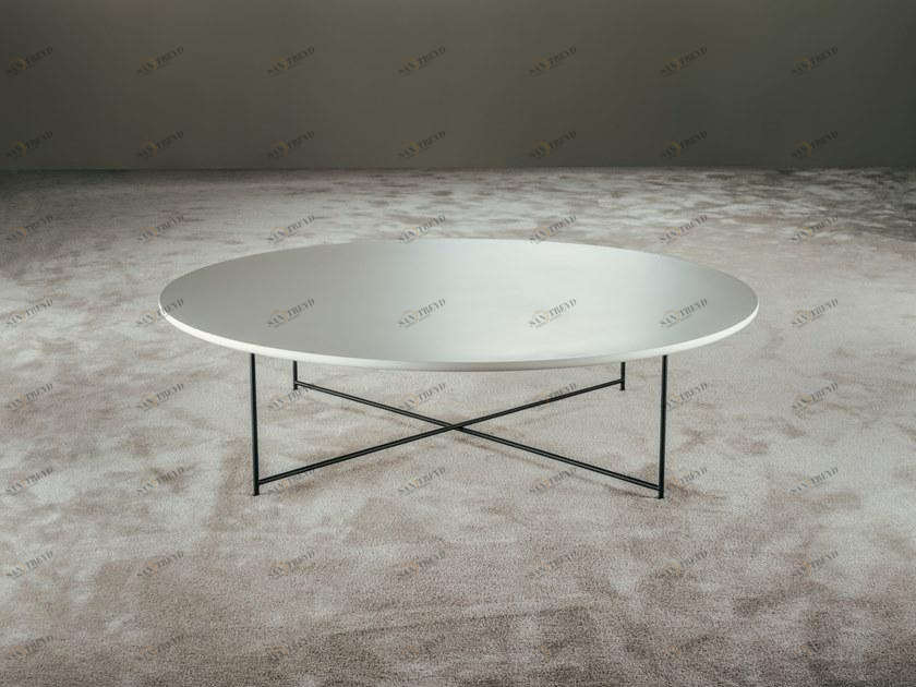 Круглый лакированный журнальный столик Unknown pleasures Santreyd sun-id-1436126