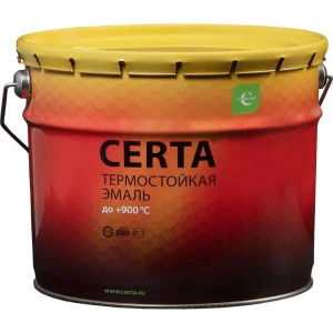 Эмаль по ржавчине Certa термостойкая цвет серебристый 10 л 82213264 STLM-2038333