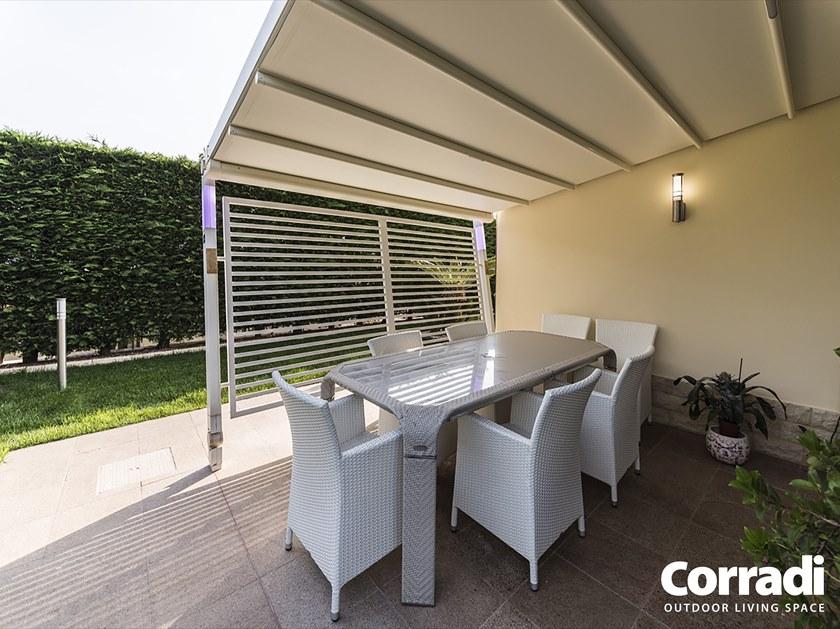 Corradi Пристенная пергола из алюминия Chiusure e complementi sun-id-1410461 - Вид №1