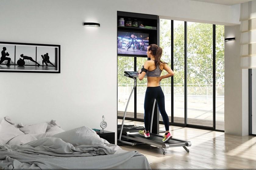 PROTEK® Рама стойки для раздвижной двери с держателем беговой дорожки Bigfoot® sun-id-1389367 - Вид №3