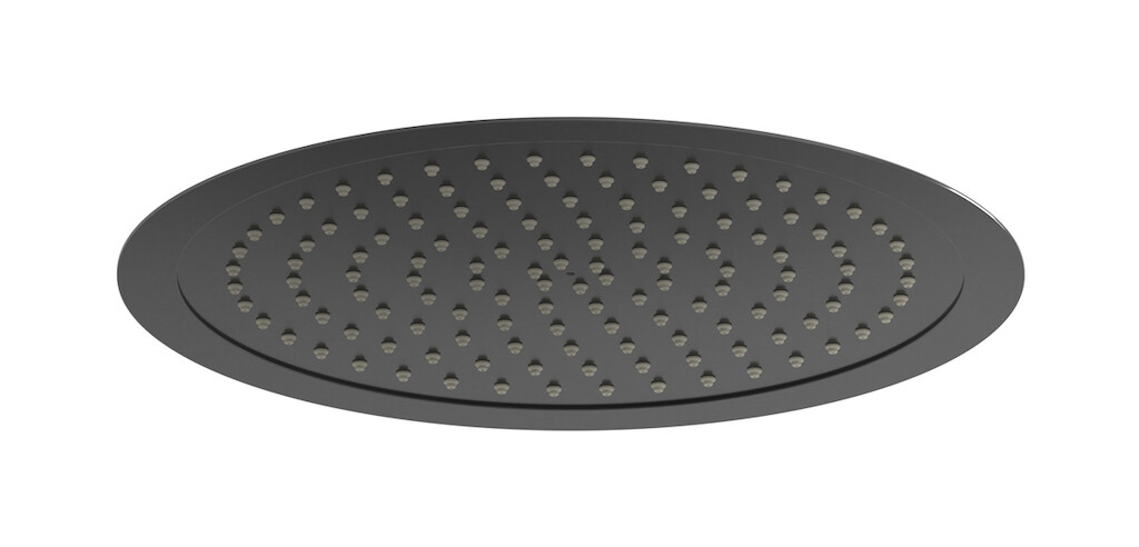 Встроенный верхний душ диам.332 нерж.сталь WE ARE IB ma033cs Brushed Black Chrome Monamour 