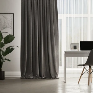 Штора на ленте Inspire Mofu 140x280 см цвет серый 83562081 STLM-2070407