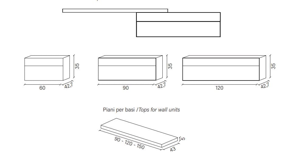 Деревянный подвесной комод Devina Nais FLY ARCH-00073178 - Вид №3