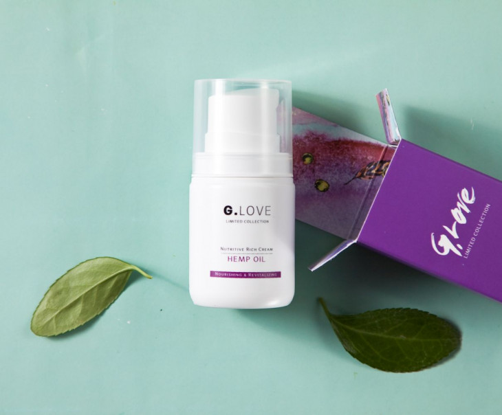 7810 Крем для лица с маслом конопли "Питание и Восстановление" Вкусляндия 