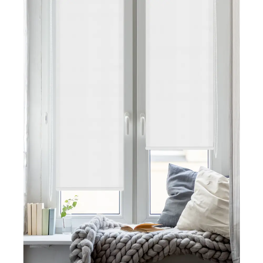 Штора рулонная Inspire Шантунг 50x160 см белая 82807401 STLM-2154828 - Вид №5