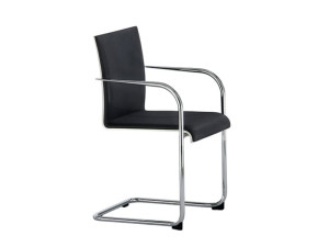 Мягкий консольный стул с подлокотниками