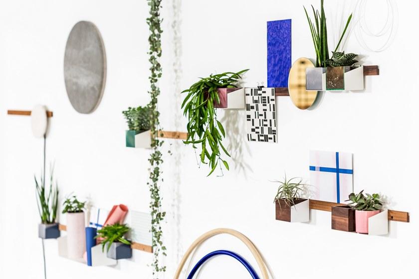 Atelier Belge Деревянная полка с металлическими контейнерами sun-id-1443567 - Вид №12