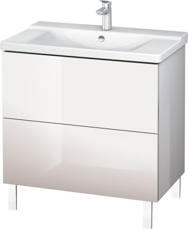 LC660105252 L-Cube Тумбочка напольная Европейский дуб, декор Duravit - Вид №1