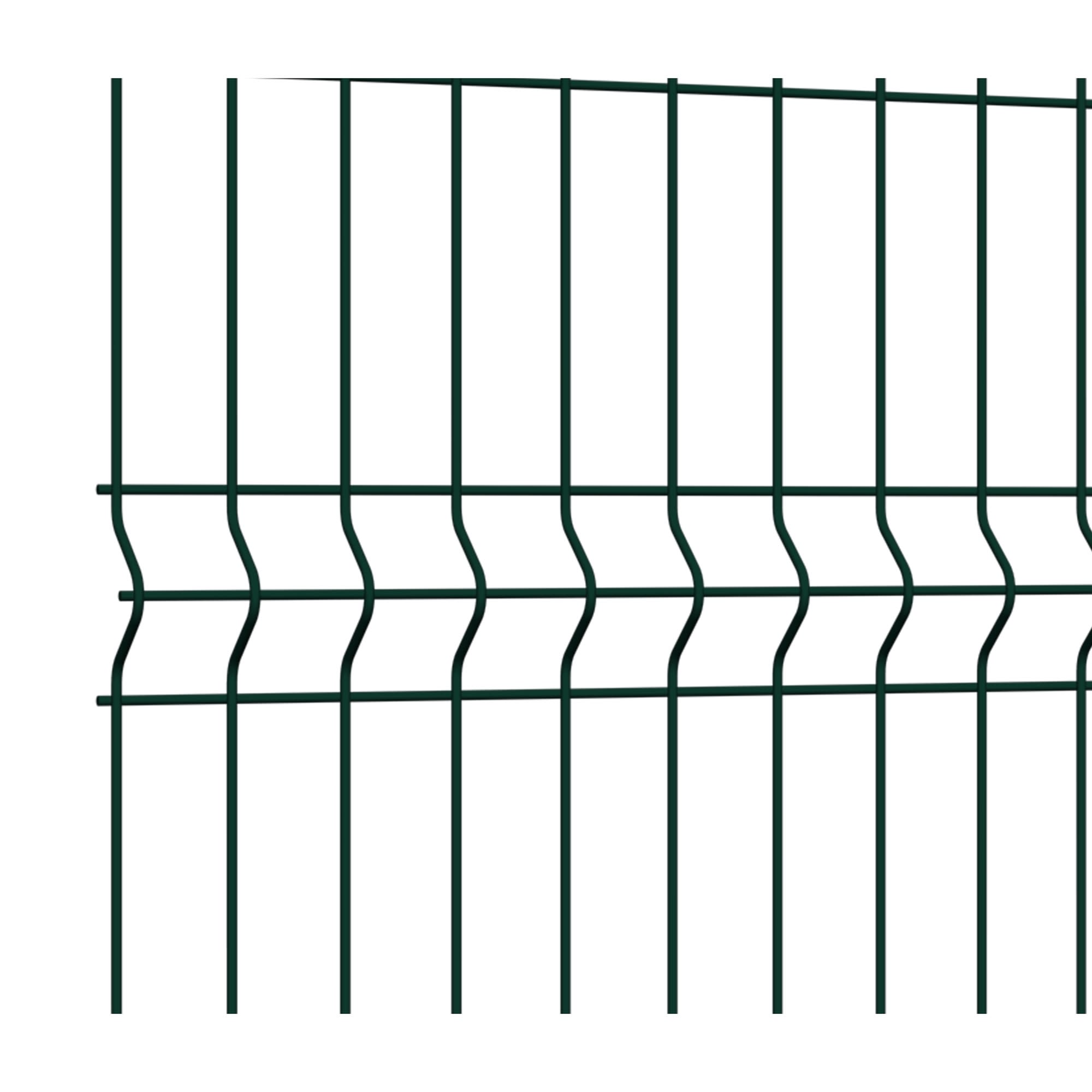 81990728 3D панель Profi для забора 1.53х2.5 м оцинкованная сталь зеленый Santreyd  - Вид №1