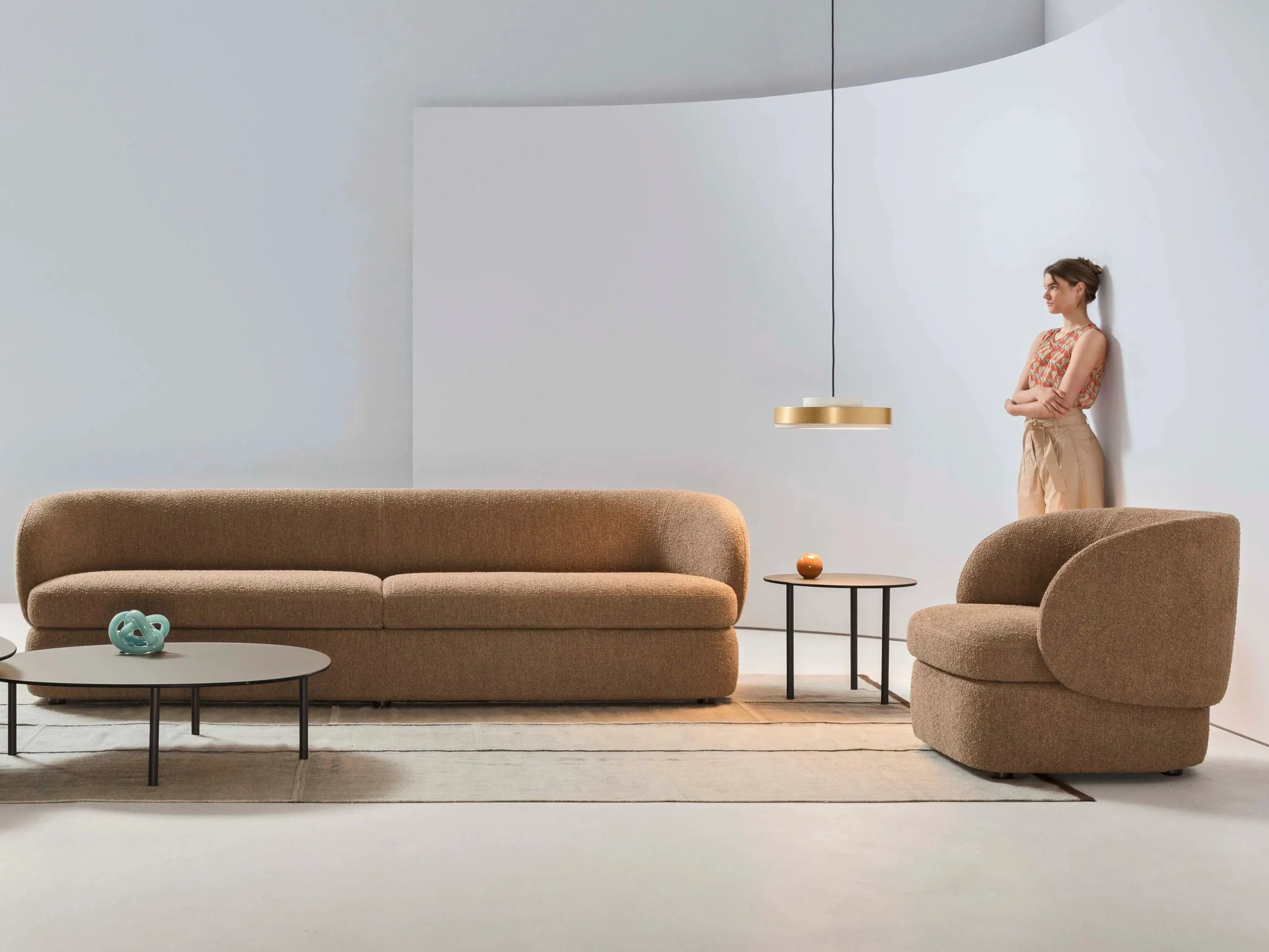 Тканевое кресло с подлокотниками Alf DaFrè Sobi ARCH-00104770 - Вид №1