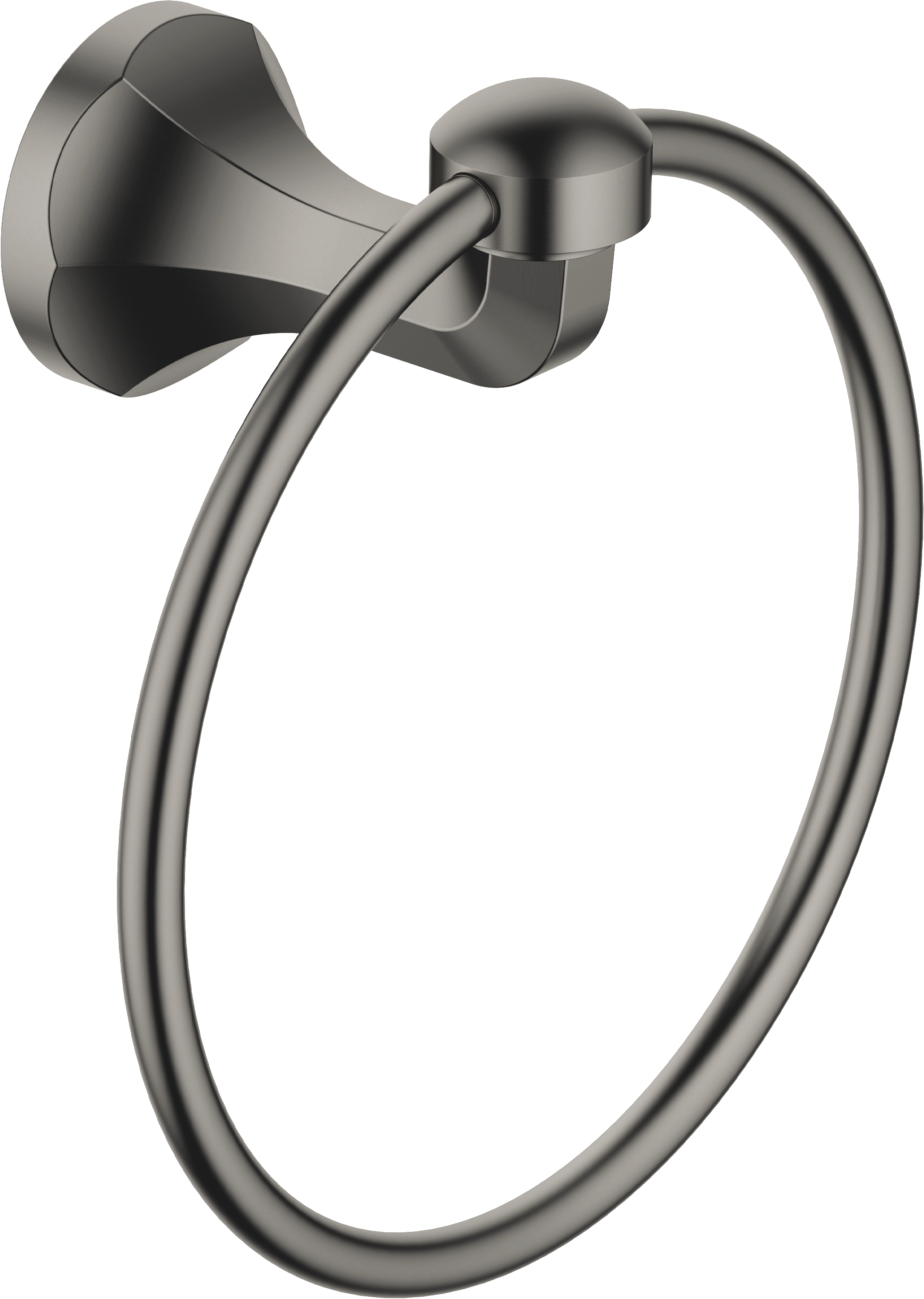 МЭДИСОН Кольцо для полотенца круглое - Матовая темная платина