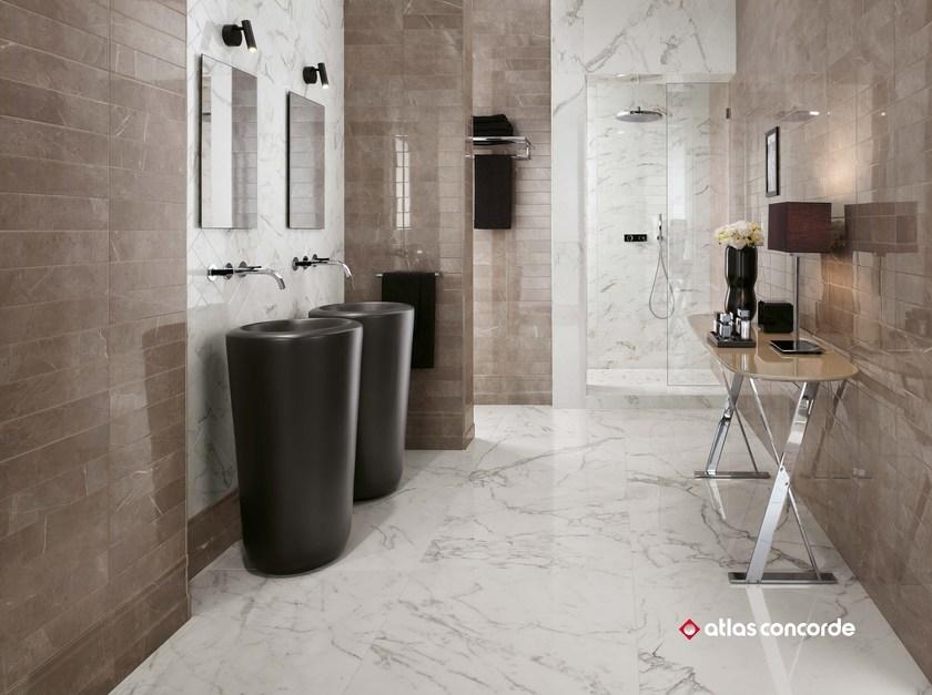 Atlas Concorde Белая плитка для стен с эффектом мрамора Brick atelier sun-id-1364938 - Вид №4