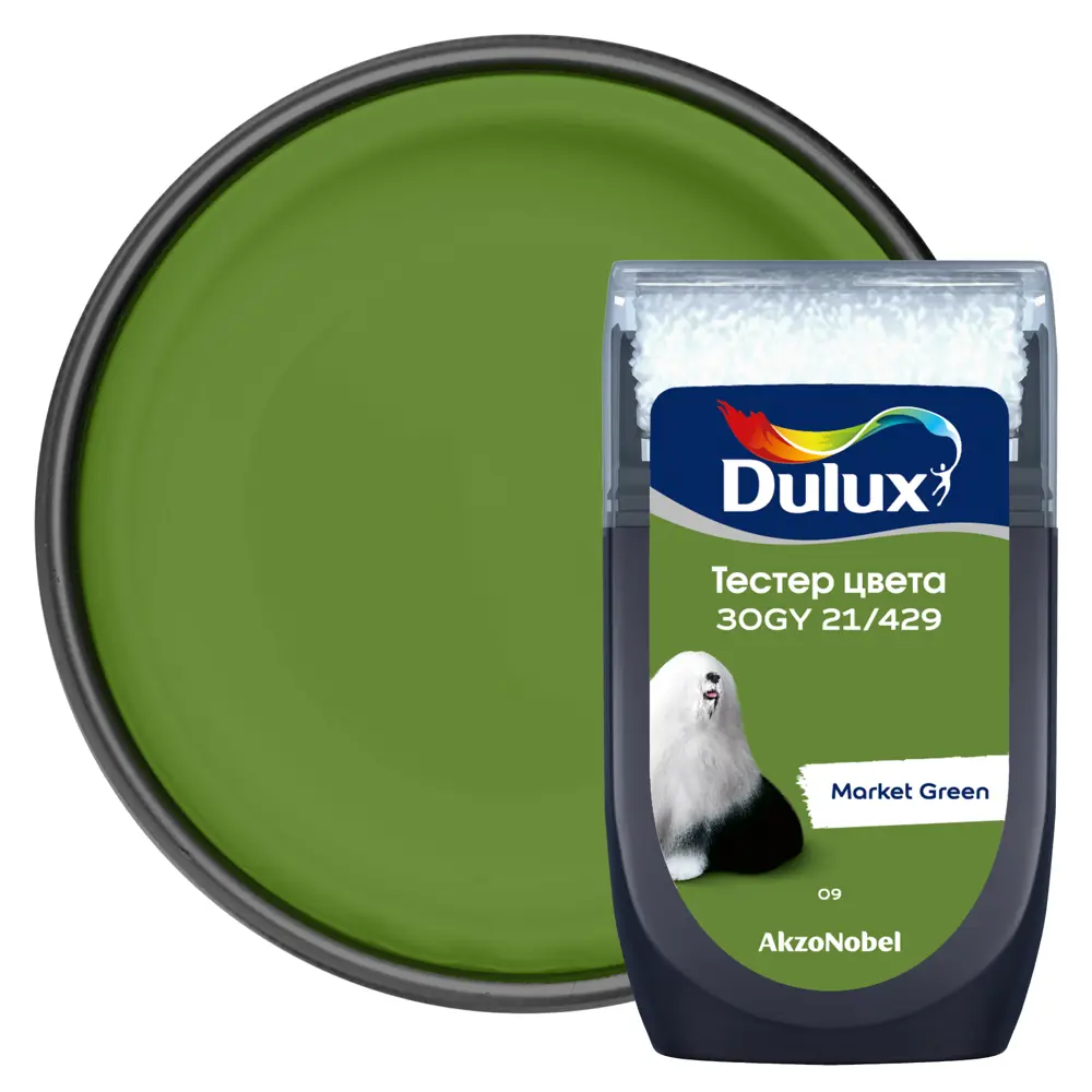 Тестер краски для стен Dulux 30GY 21/429 Market Green 30 мл STLM-2032092