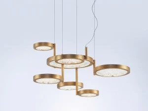 Serip Подвесной светильник из бронзы ручной работы Luna Ct3405