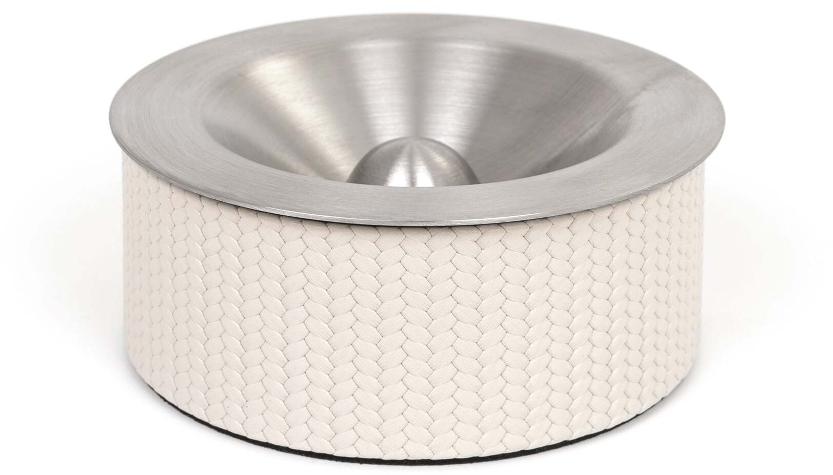 Пепельница Vulcano - Ø 13XH5,5 см / зернистая кожа_верблюжья