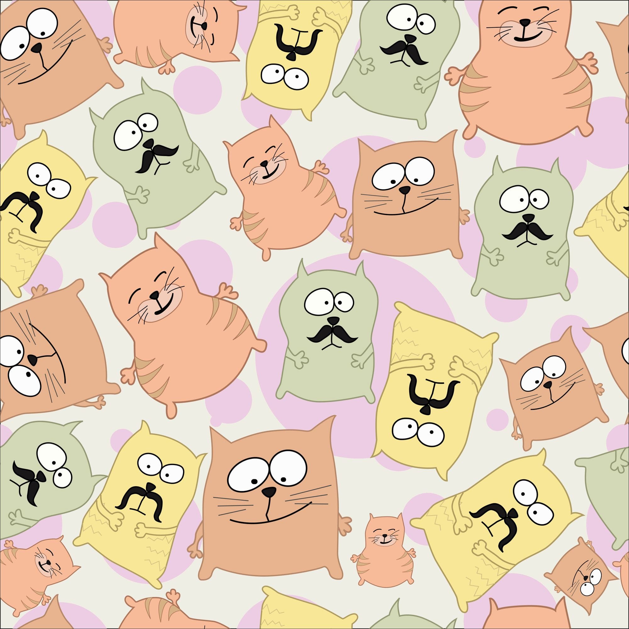 17982661 Картина на холсте «Кошки» 30х30 см Santreyd 