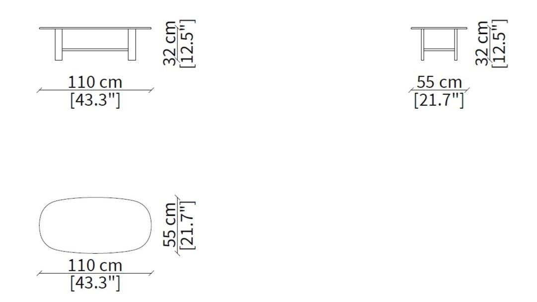 Высокий круглый журнальный столик из ясеня Frigerio Mocki ARCH-00125258 - Вид №9