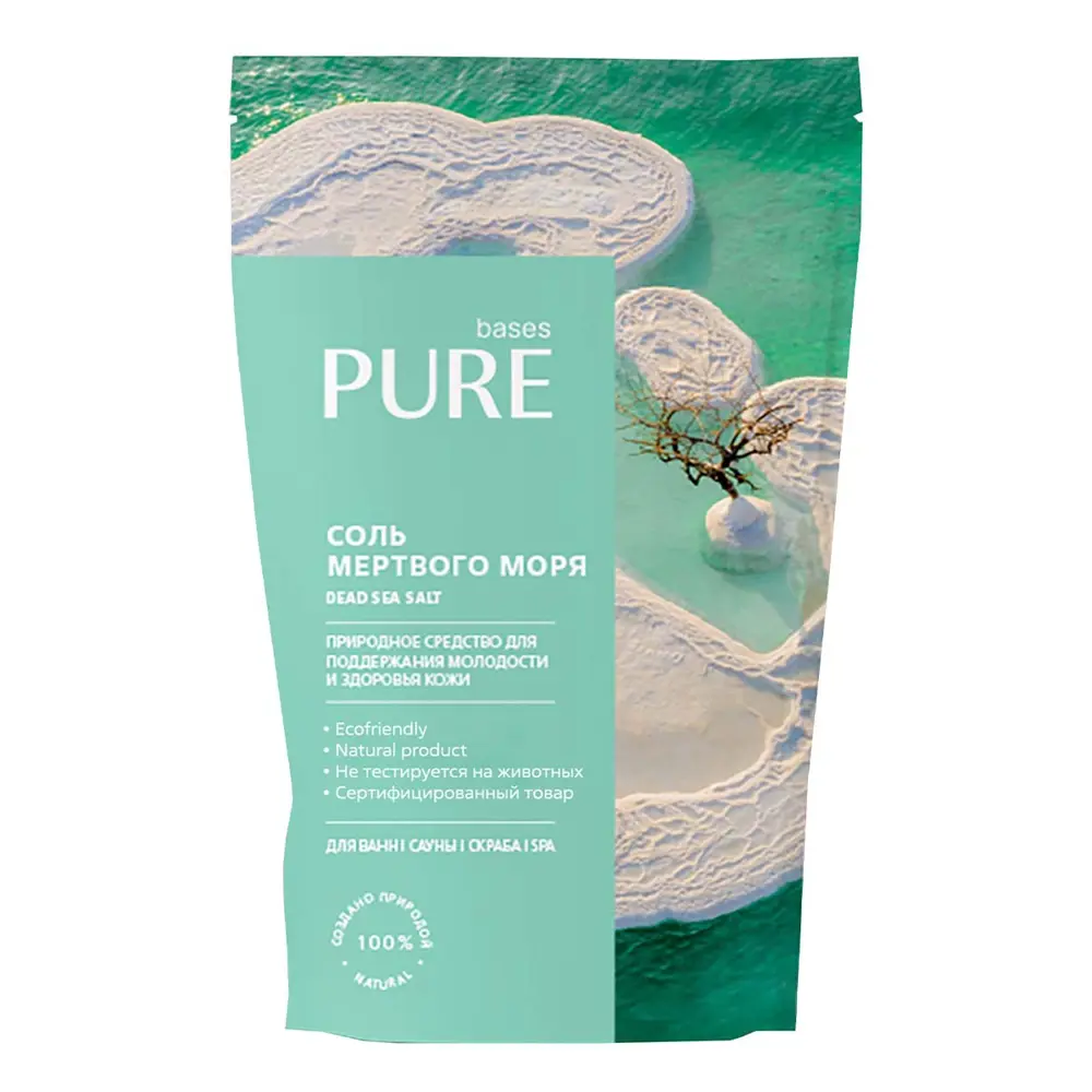 Соль для ванны Pure Bases Мертвого моря 1000 г STLM-2147518