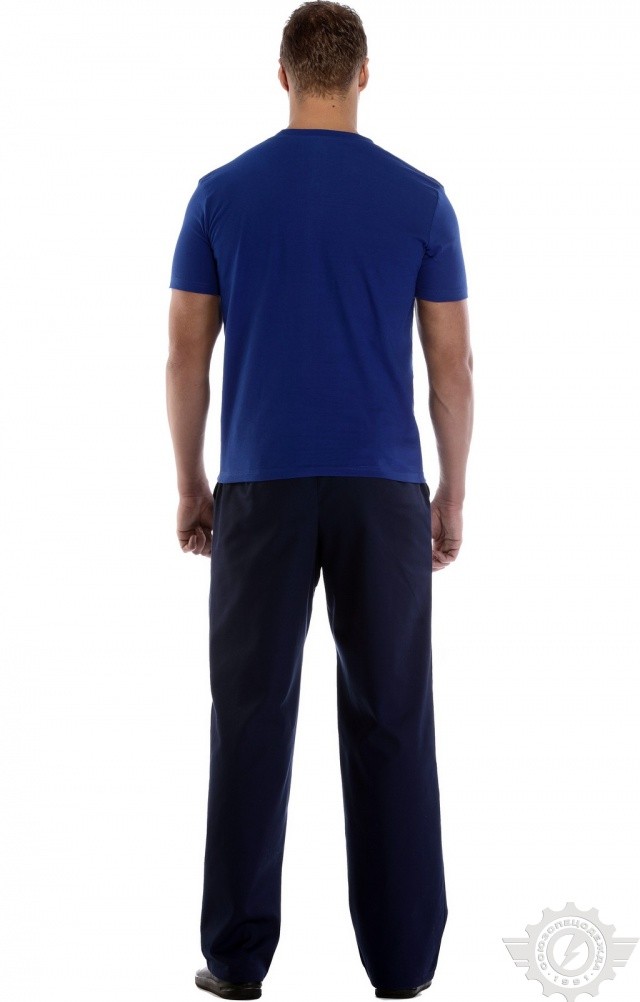 4958295 Футболка василек  Одежда для официантов  размер XS (42-44) Спецодежда  - Вид №9