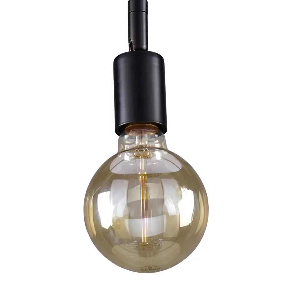 Люстра потолочная Реал КС30463 3 лампы 10 м² цвет черный КЛЮЧНИК STLM-2134030 - Вид №3