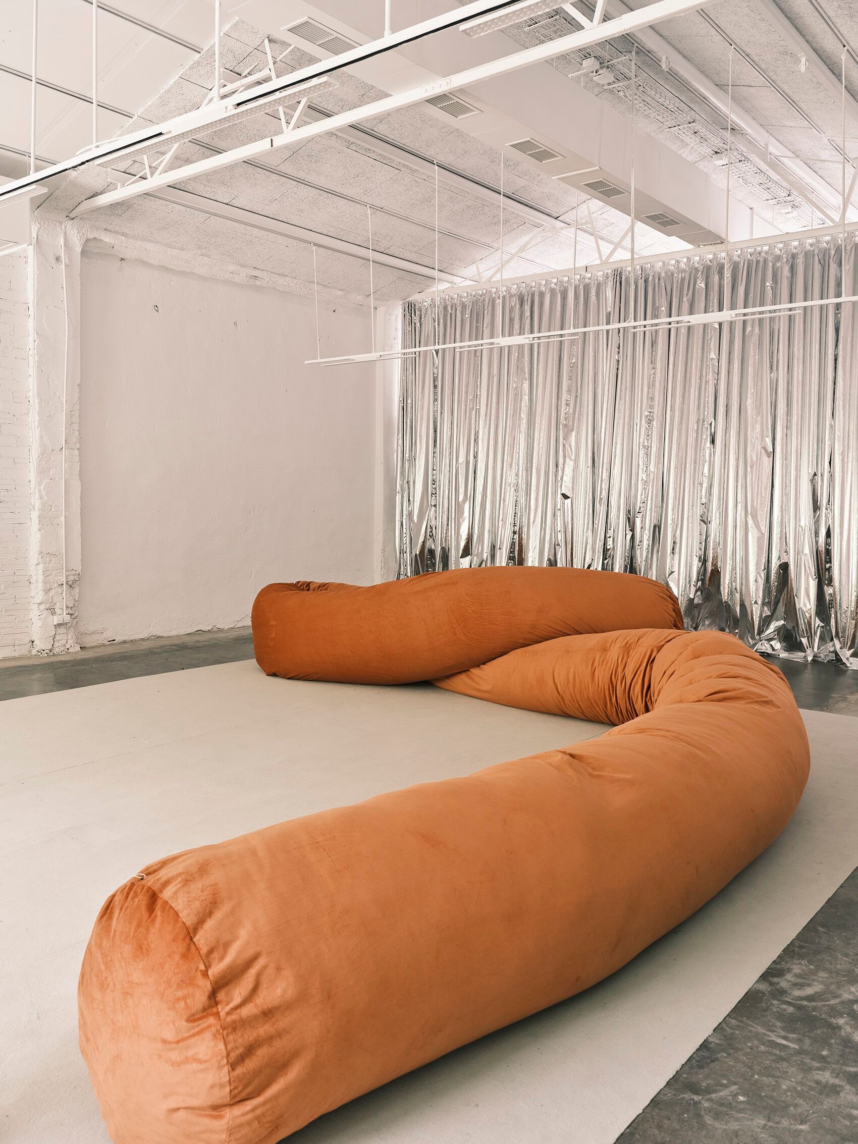 Трансформируемый диван из полиэфирного волокна BD Barcelona SAUSAGE ARCH-00022982 - Вид №30