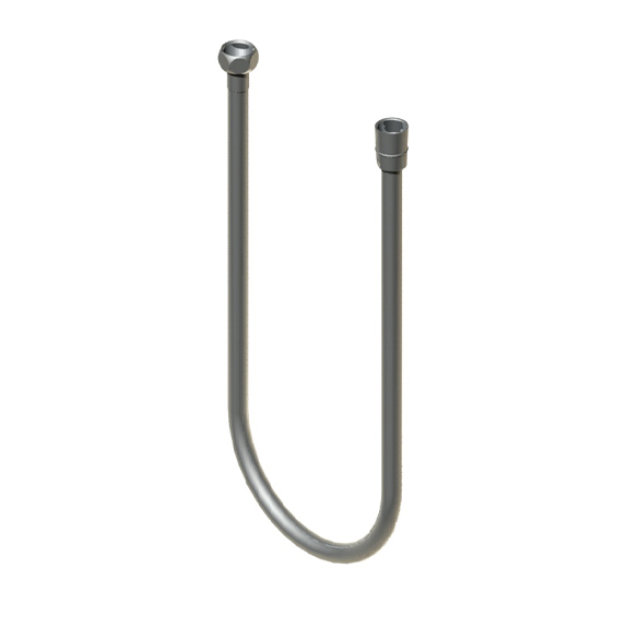 46465 Видимый шланг 200 см с накидной гайкой, предотвращающей закручивание HORUS Range Classique                                                                                Range Compléments 