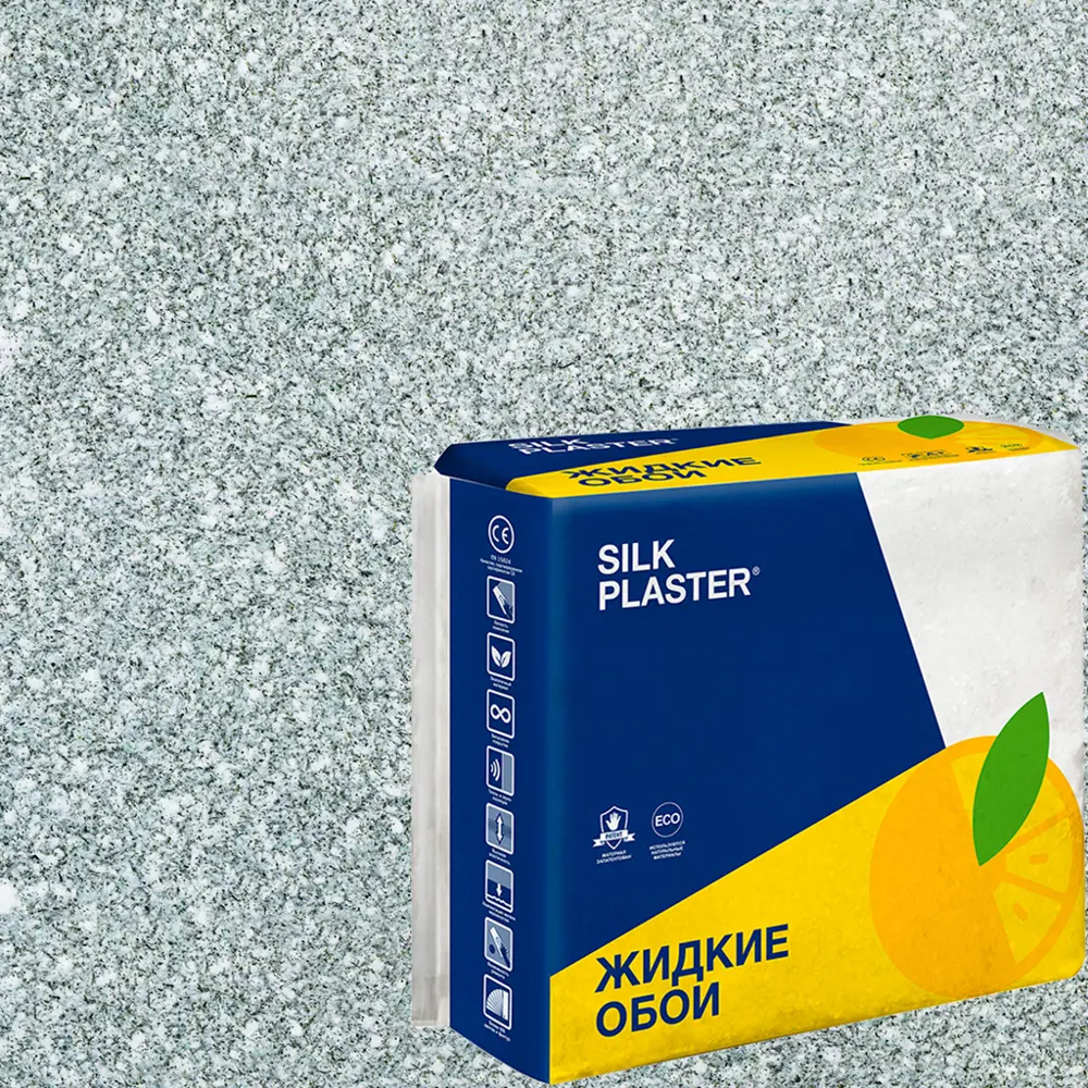 Жидкие обои Silk Plaster Absolute А254 1.05 кг цвет серо-зеленый STLM-2134708