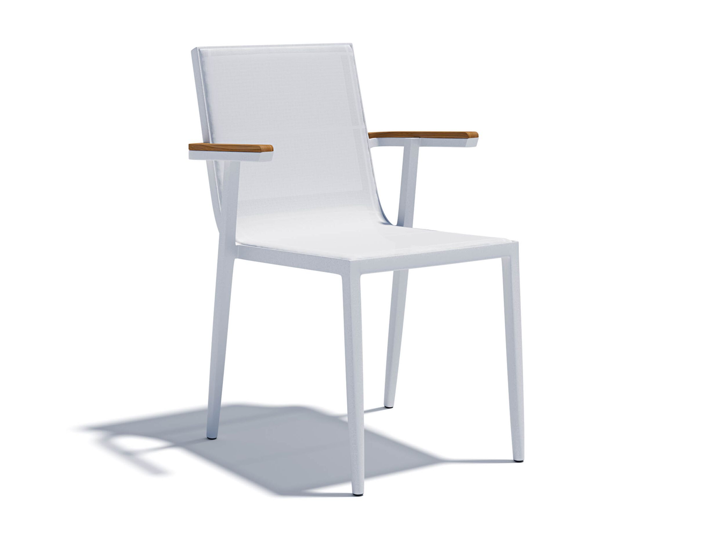 Алюминиевый штабелируемый садовый стул с подлокотниками Atmosphera ARCH-00014672 - Вид №3