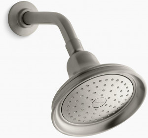 KOHLER Однофункциональная насадка для душа Bancroft 2,5 галлона в минуту с технологией всасывания воздуха Katalyst K-10590-AK-BN