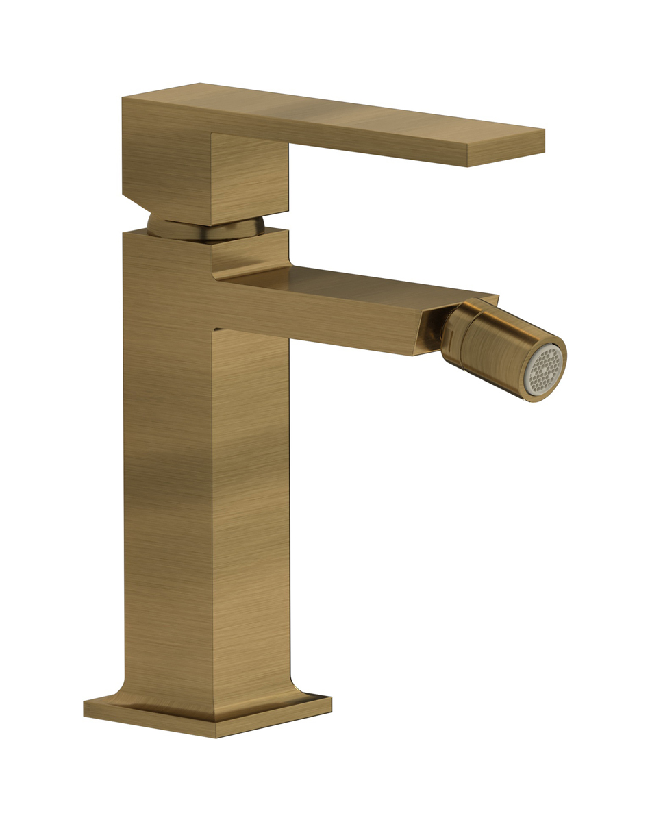 Минисмеситель для биде на 1 отверстие в комплекте с донным клапаном. WE ARE IB ru223mb Modern Bronze Rubacuori 