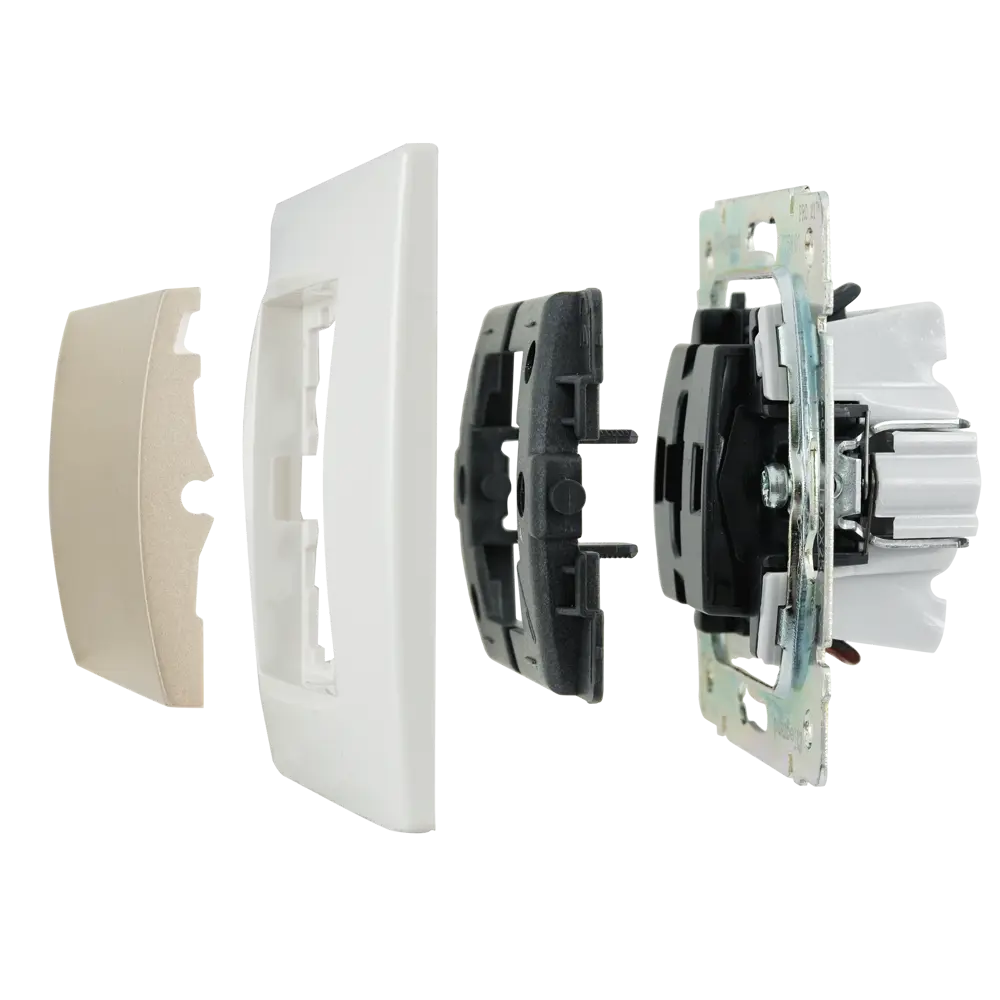 Выключатель Galea, 1 клавиша, цвет титан legrand STLM-2186541 - Вид №6