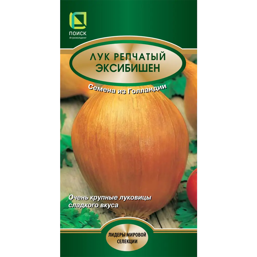 Лук репчатый Эксибишен от ПОИСК — сладкий гигант для салатов 83577758 STLM-0962682